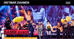 Desktop Screenshot of dietmardahmen.com